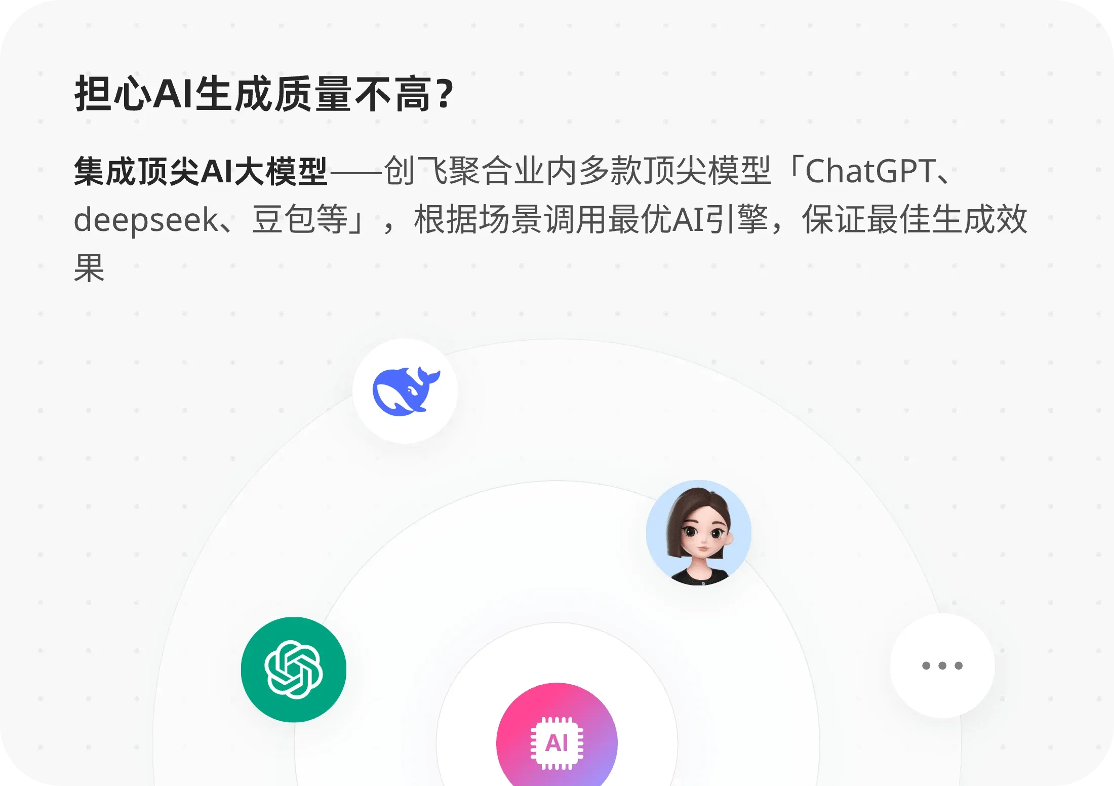 集成顶尖AI大模型